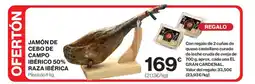 Hipercor JAMÓN DE CEBO DE CAMPO IBÉRICO 50% RAZA IBÉRICA oferta