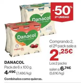 Hipercor DANACOL oferta