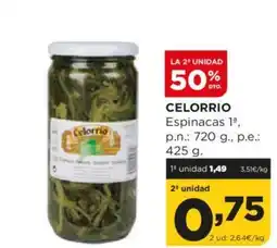 Alimerka CELORRIO Espinacas 12, oferta