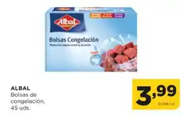 Alimerka ALBAL Bolsas de congelación, 45 uds. oferta