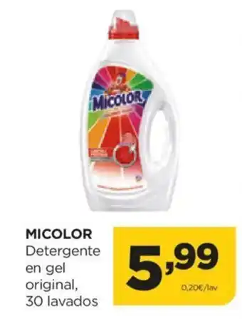 Alimerka MICOLOR Detergente en gel original, 30 lavados oferta