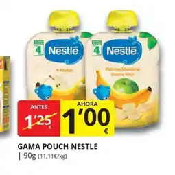 Supermercados MAS GAMA POUCH NESTLE oferta