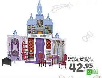 HiperDino Frozen 2 castillo de arendelle portátil oferta