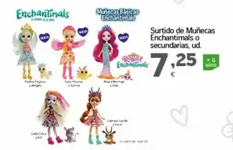HiperDino Surtido de muñecas enchantimals oferta