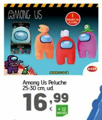 Among us peluche 25-30 cm