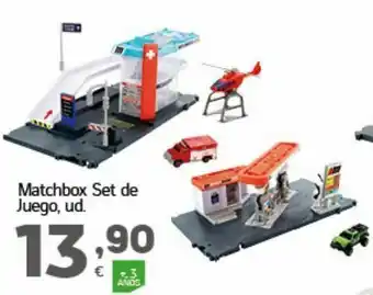 HiperDino Matchbox set de juego oferta