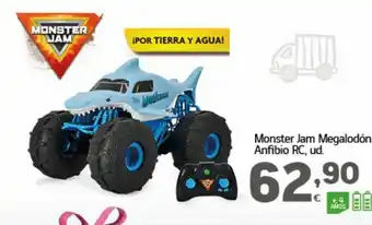 HiperDino Monster jam megalodón anfibio rc oferta