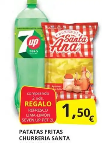 Supermercados MAS PATATAS FRITAS CHURRERIA SANTA ANA oferta