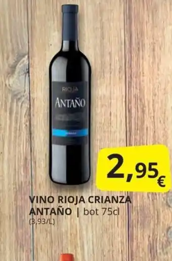 Supermercados MAS VINO RIOJA CRIANZA oferta