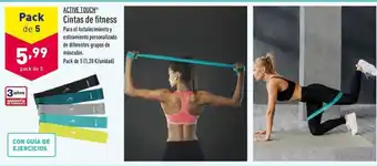 ALDI Active Touch Cintas de fitness Pack de 5 oferta