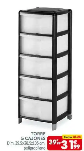 GiFi Torre 5 Cajones oferta
