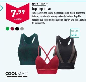 ALDI Active Touch Top deportivo oferta