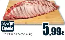 Unide Supermercados Costillar de cerdo oferta