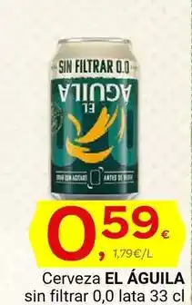 Supermercados Dani El aguila - cerveza sin filtrar oferta