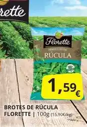 Supermercados MAS Florette - brotes de rúcula oferta