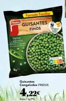 Gadis Findus - guisantes congelados oferta