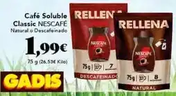 Gadis Nescafé - café soluble classic oferta