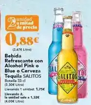 Gadis Blue - saltitos - bebida refrescante con alcohol pink o blue o cerveza tequila oferta