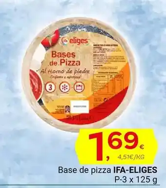 Supermercados Dani Ifa eliges - base de pizza oferta