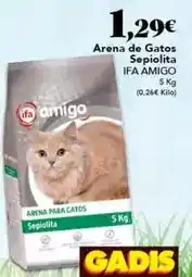 Gadis Ifa amigo - arena de gatos sepiolita oferta