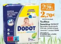 Gadis Dodot - toallitas sensitive oferta