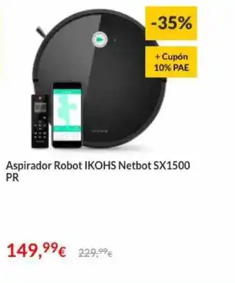 Worten Aspirador Robot Ikohs Netbot SX1500 PR oferta