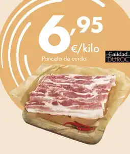 Supermercados Lupa Panceta de cerdo oferta