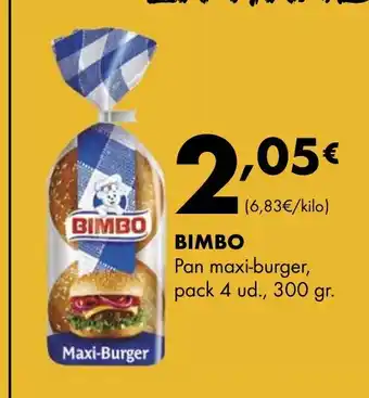 Supermercados Lupa BIMBO Pan maxi-burger, oferta