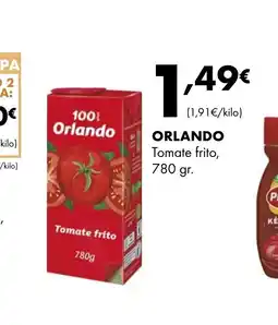 Supermercados Lupa ORLANDO Tomate frito, 780 gr. oferta