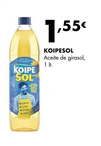 Supermercados Lupa KOIPESOL Aceite de girasol, oferta