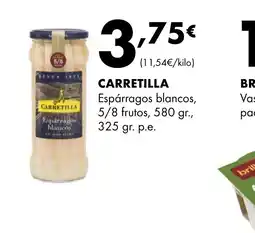 Supermercados Lupa CARRETILLA Espárragos blancos, oferta