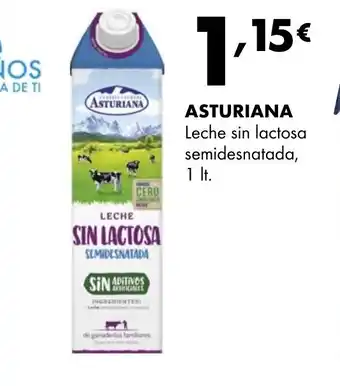 Supermercados Lupa ASTURIANA Leche sin lactosa semidesnatada oferta