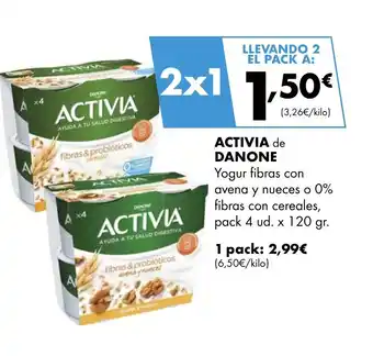 Supermercados Lupa ACTIVIA de DANONE oferta