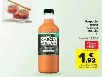 Carrefour Market Garcia millan - gazpacho fresco oferta