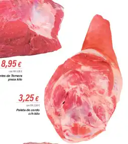 Cash Ifa Paleta de cerdo c/h kilo oferta