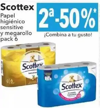 Clarel Scottex Papel Higiénico Sensitive Y Megarollo oferta