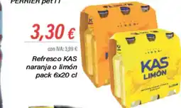Cash Ifa Refresco KAS naranja o limón oferta