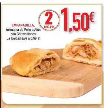 Masymas Empanadilla Artesana De Pollo O Atún Con Champiñones La Unidad Sale oferta