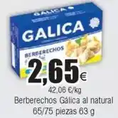 FROIZ Galica - berberechos gálica al natural oferta