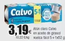 FROIZ Calvo - atun claro en aceite de girasol oferta