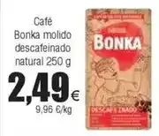 FROIZ Bonka - café molido descafeinado natural oferta