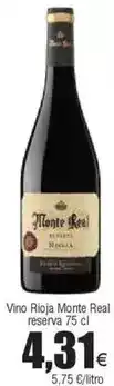 FROIZ Monte real - vino rioja reserva oferta