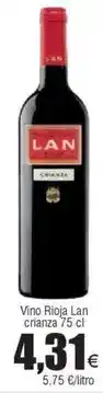 FROIZ Lan - vino rioja crianza oferta