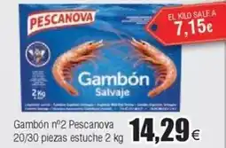 FROIZ Pescanova - gambon n°2 oferta