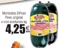 FROIZ Elpozo - mortadela pavo original o con aceitunas oferta