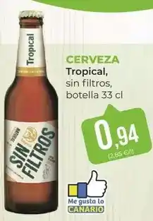SPAR Gran Canaria Tropical - cerveza oferta