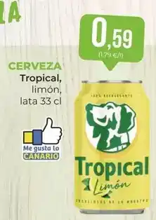 SPAR Gran Canaria Tropical - cerveza oferta