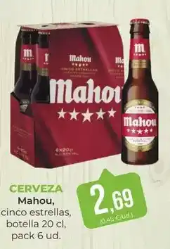 SPAR Gran Canaria Mahou - cerveza oferta