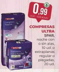 SPAR Gran Canaria Spar - compresas ultra oferta
