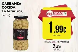SPAR Gran Canaria La asturiana - garbanza cocida oferta